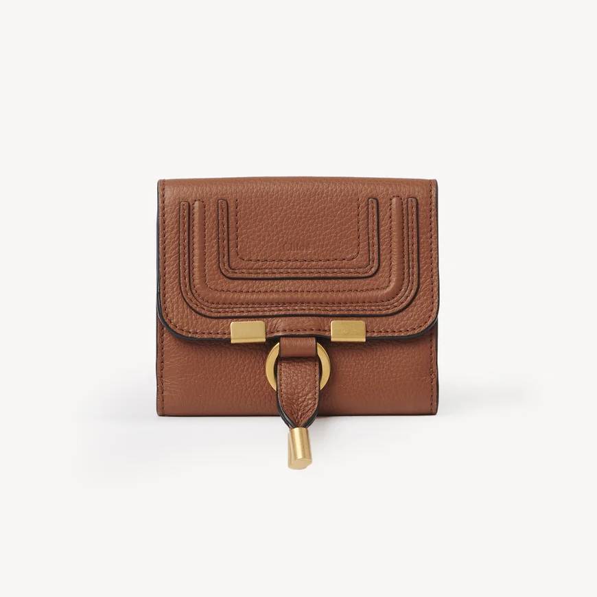 MARCIE SQUARE WALLET TAN
