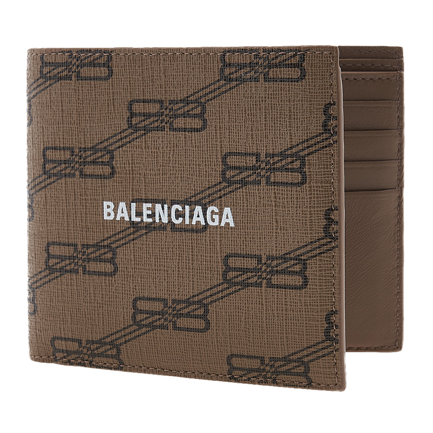 Men's BB Monogram Half Wallet