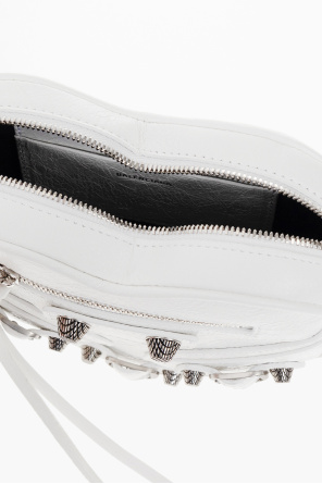 Lambskin Cargoal Heart Crossbody Bag