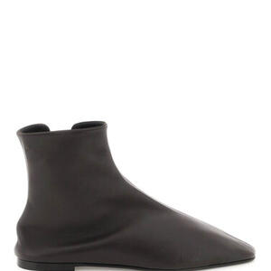 The Row Leatehr Ankle Boots