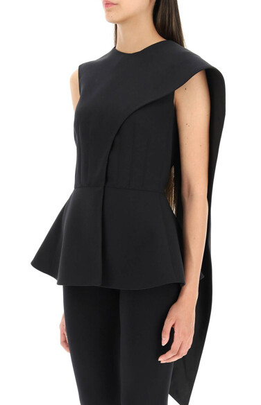 The Row The Row Fayna Peplum Top