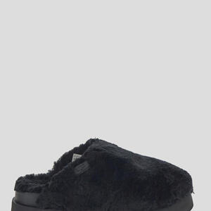 Ugg Ugg Black Fur Slide