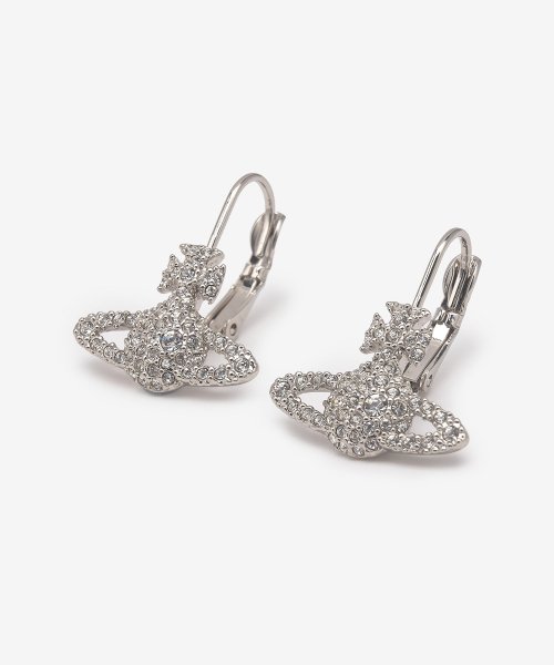  Grace Bass Relief Earrings - Silver