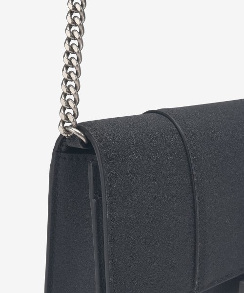 HOURGLASS GLITTER CHAIN WALLET