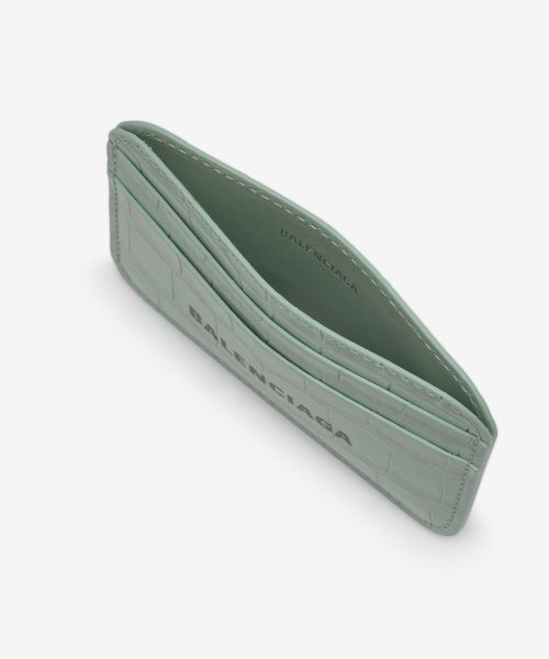 SHINY CROCO EMBOSSED CARD HOLDER