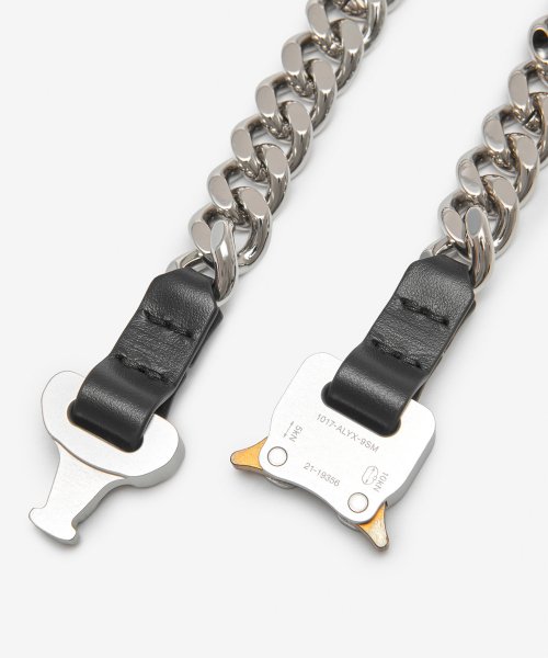 Men's Chain Buckle Necklace - Silver