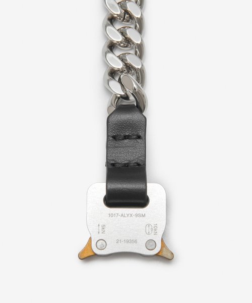 Men's Chain Buckle Necklace - Silver