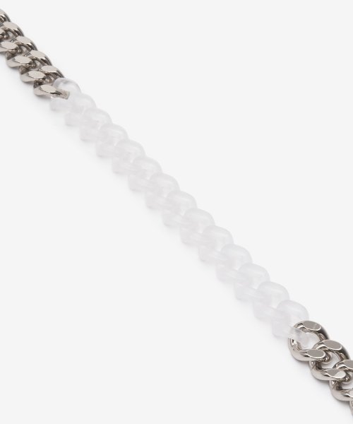 METAL NYLON CHAIN NECKLACE