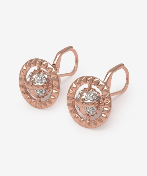 Women's Mayfair Small ORB Earrings - Pink Gold