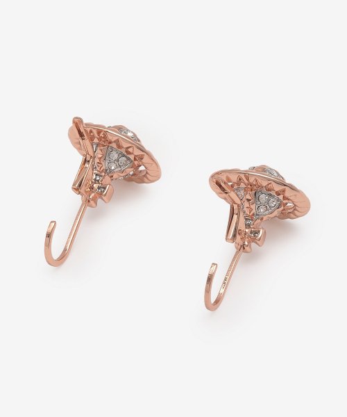 Women's Mayfair Small ORB Earrings - Pink Gold