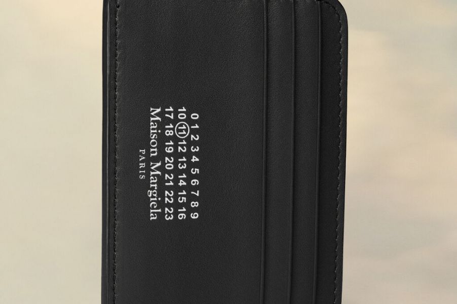 Leather card holder / Black
