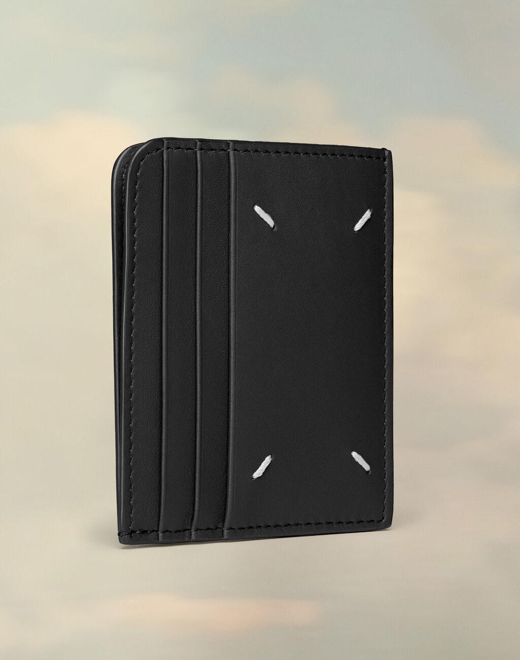 Leather card holder / Black