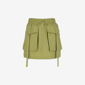 KYO Swallow Cargo Mini Skirt Olive