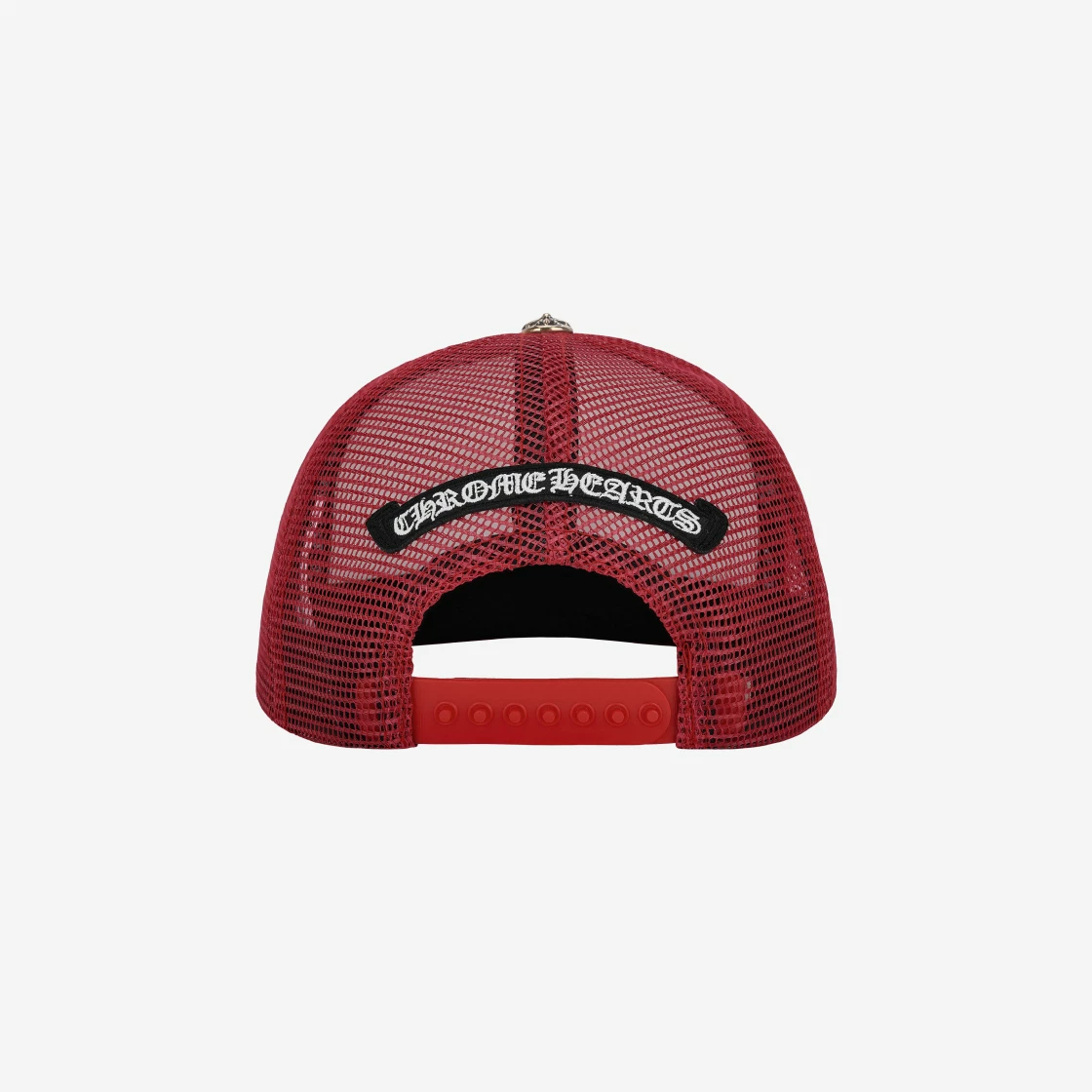 Chrome Hearts King Taco Foam Front Mesh Trucker Hat Red