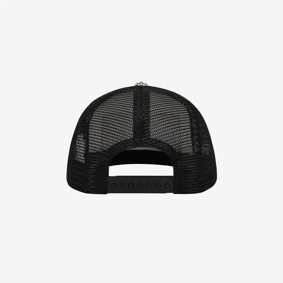 Chrome Hearts Fuck Hollywood Trucker Hat Black White
