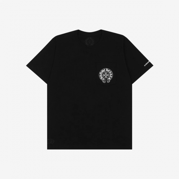 Chrome Hearts Horseshoe Logo Pocket T-Shirt Black