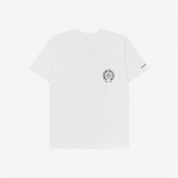 Chrome Hearts Horseshoe Logo Pocket T-Shirt White