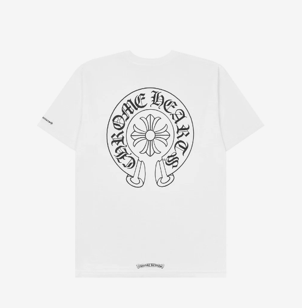 Chrome Hearts Horseshoe Logo Pocket T-Shirt White