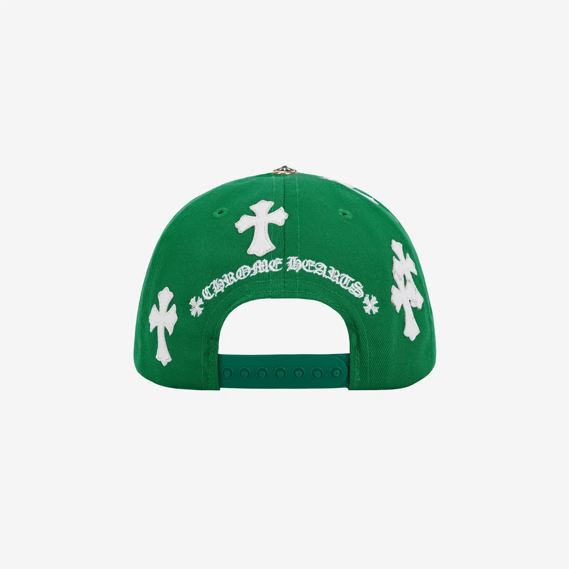 Chrome Hearts Cross Patch Baseball Hat Green