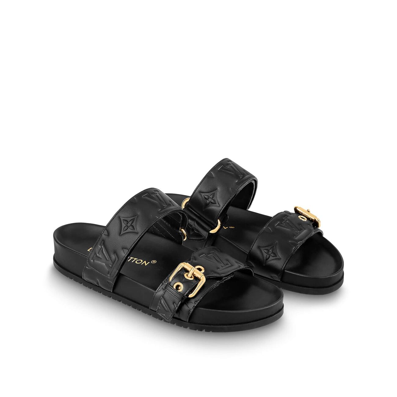 Bomb Dia flat comfort mules noir