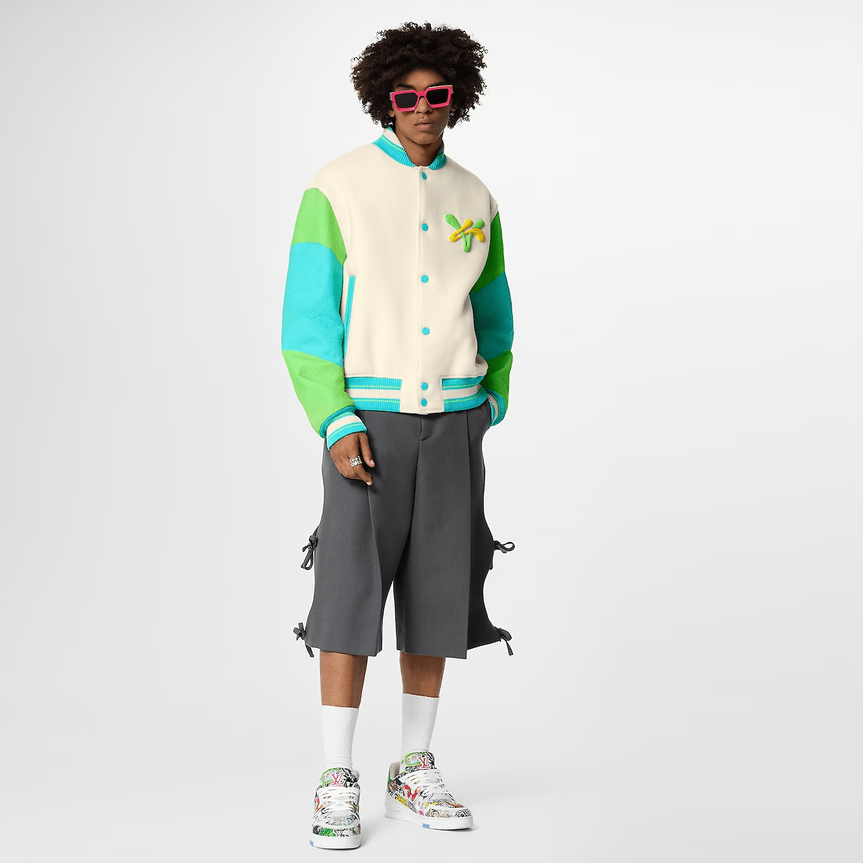 Rainbow Playground Varsity Blouson