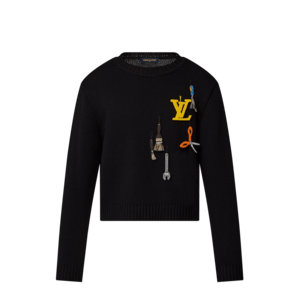 LV Tool Embroidered Crew Neck
