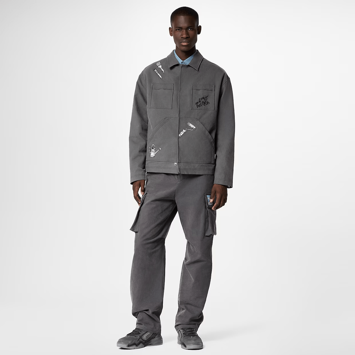 LV Multi-Tool Embroidered Chore Jacket