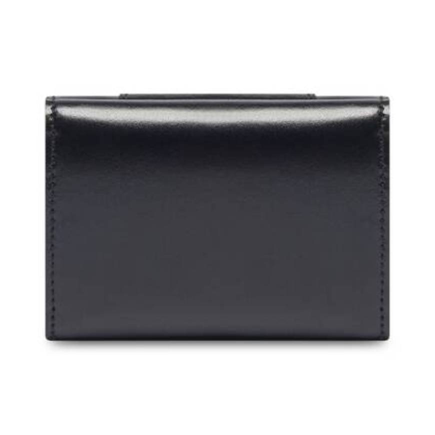 PORTEFEUILLE HOURGLASS MINI MODÈLE POUR FEMME EN NOIR