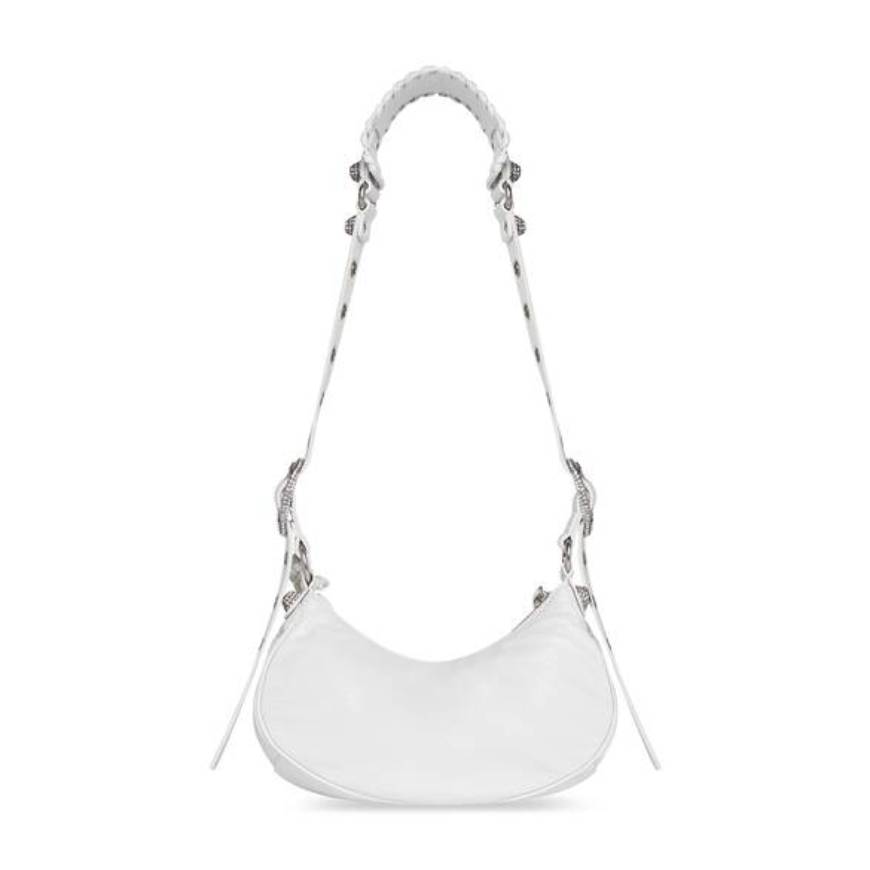 WOMEN'S LE CAGOLE XS SHOULDER BAG IN WHITE