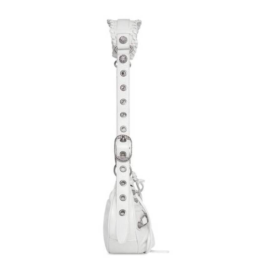 WOMEN'S LE CAGOLE XS SHOULDER BAG IN WHITE