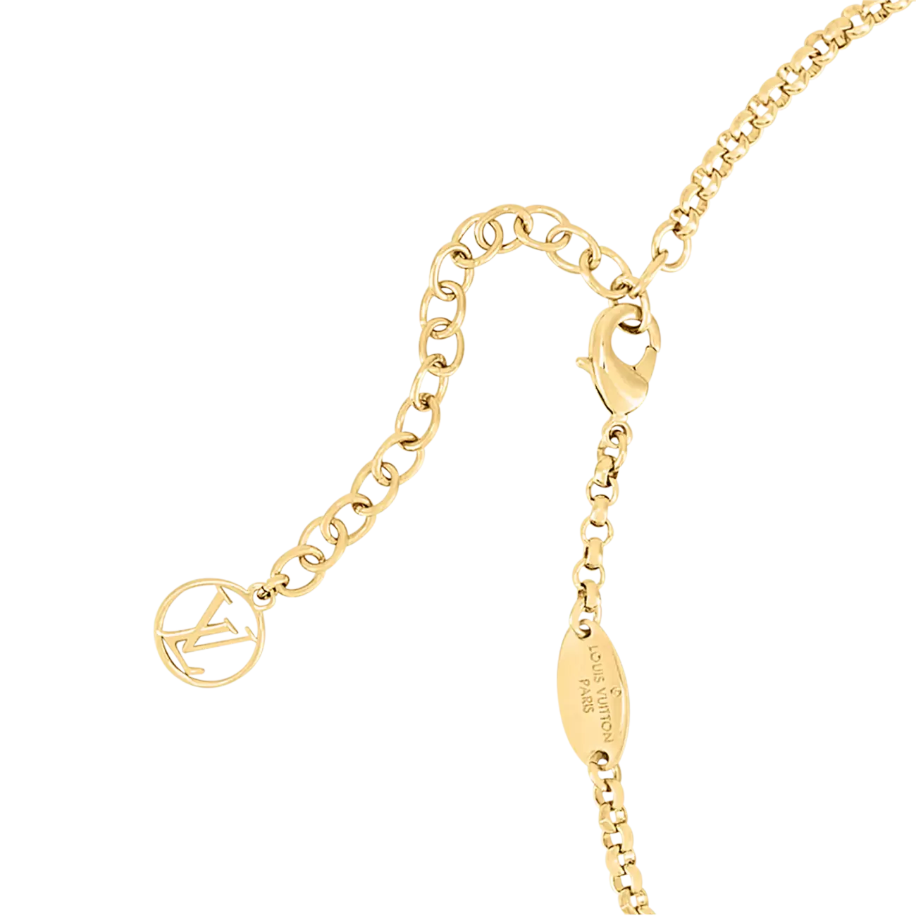 LV x YK LV Iconic Infinity Dot Necklace Red white