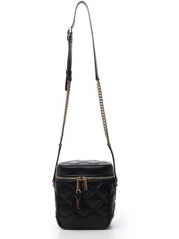 80'S Vanity Quilted Leather Mini Bag