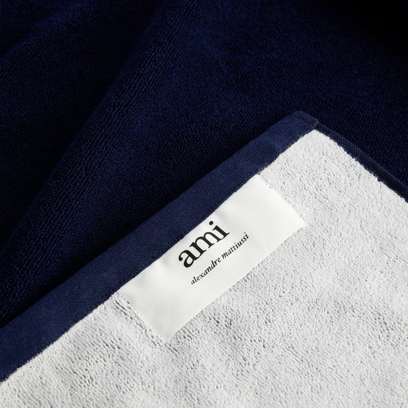 Ami de Coeur Beach Towel in Navy