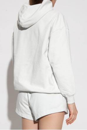 BALENCIAGA WHITE PRINTED HOODIE