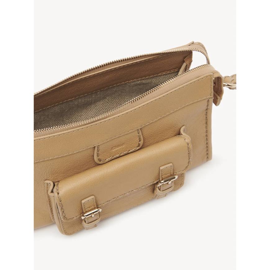 EDITH SMALL POUCH  SOFT TAN