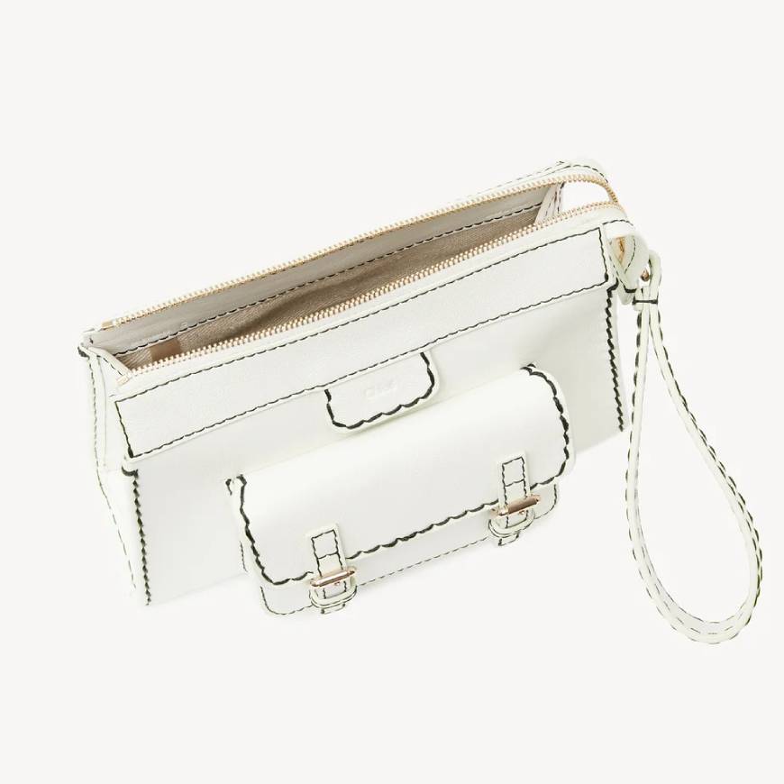 EDITH SMALL POUCH  WHITE