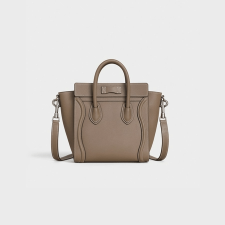 CELINE NANO LUGGAGE BAG IN DRUMMED CALFSKIN