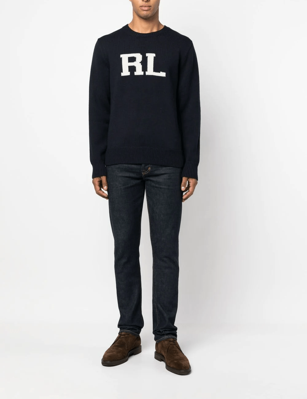 Polo Ralph Lauren logo-intarsia jumper