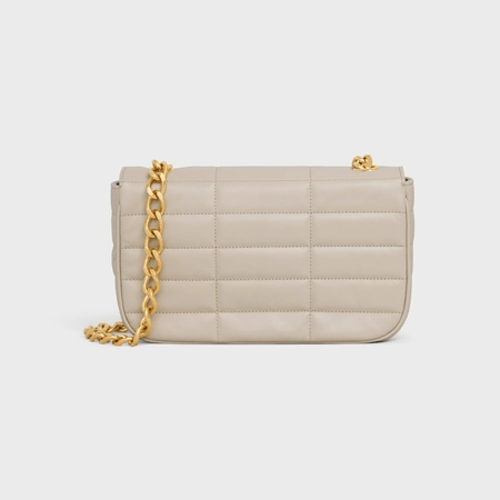 CHAIN SHOULDER BAG MATELASSE MONOCHROME CELINE IN QUILTED GOATSKIN