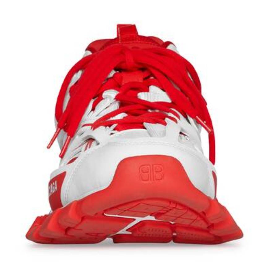 WOMEN'S TRACK TRAINERS IN RED 