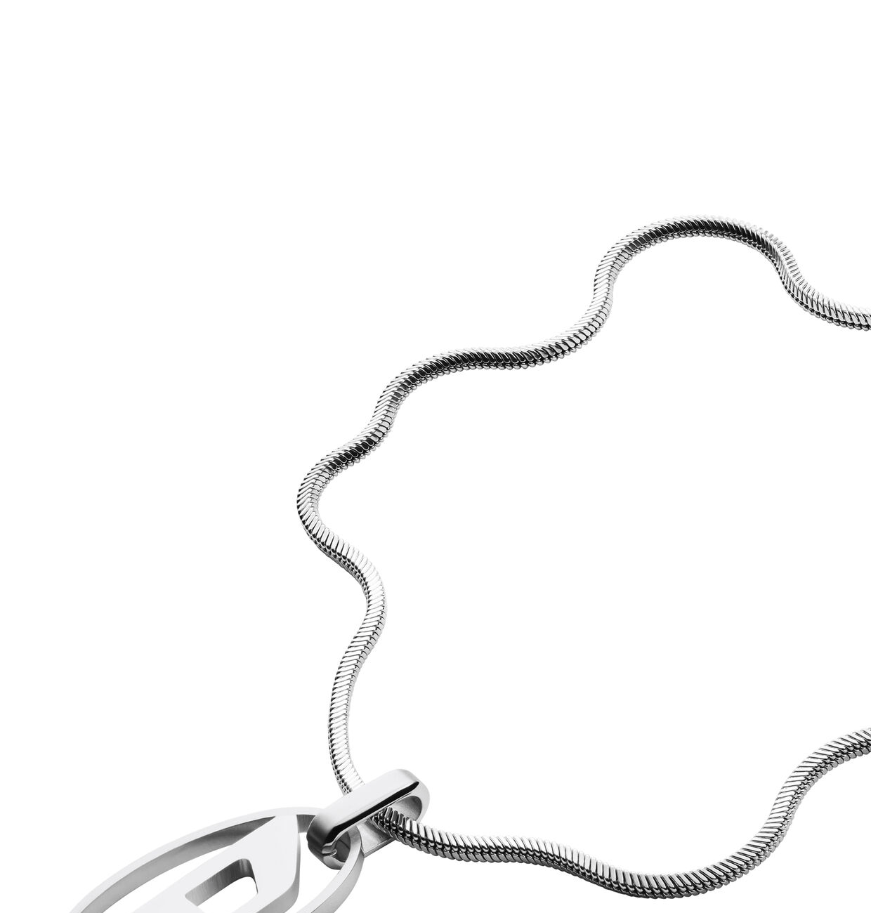 Diesel Necklace Dx1342 Silver