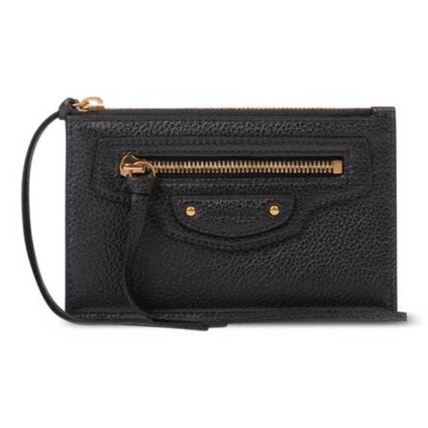 WOMEN'S NEO CLASSIC LONG CARD HOLDER IN BLACK