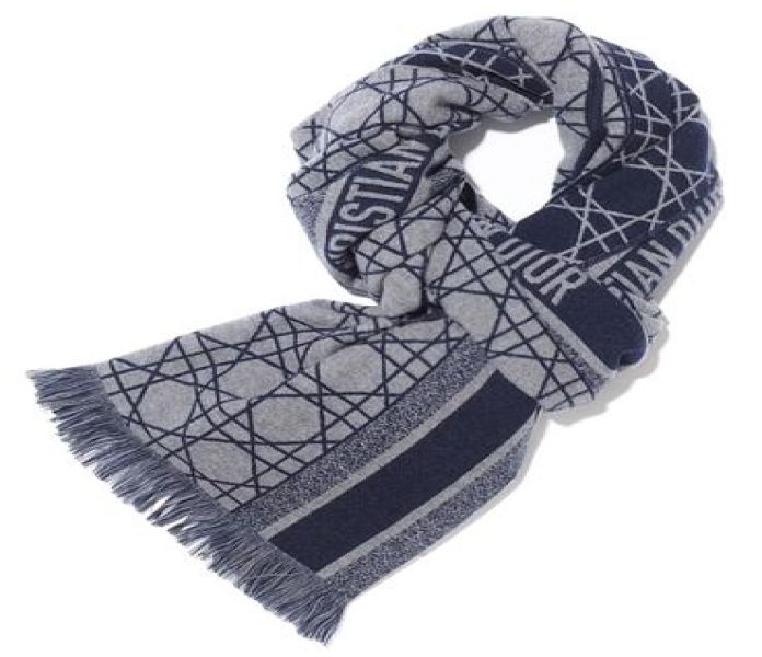 Cashmere Virgin Wool Cannage Scarf