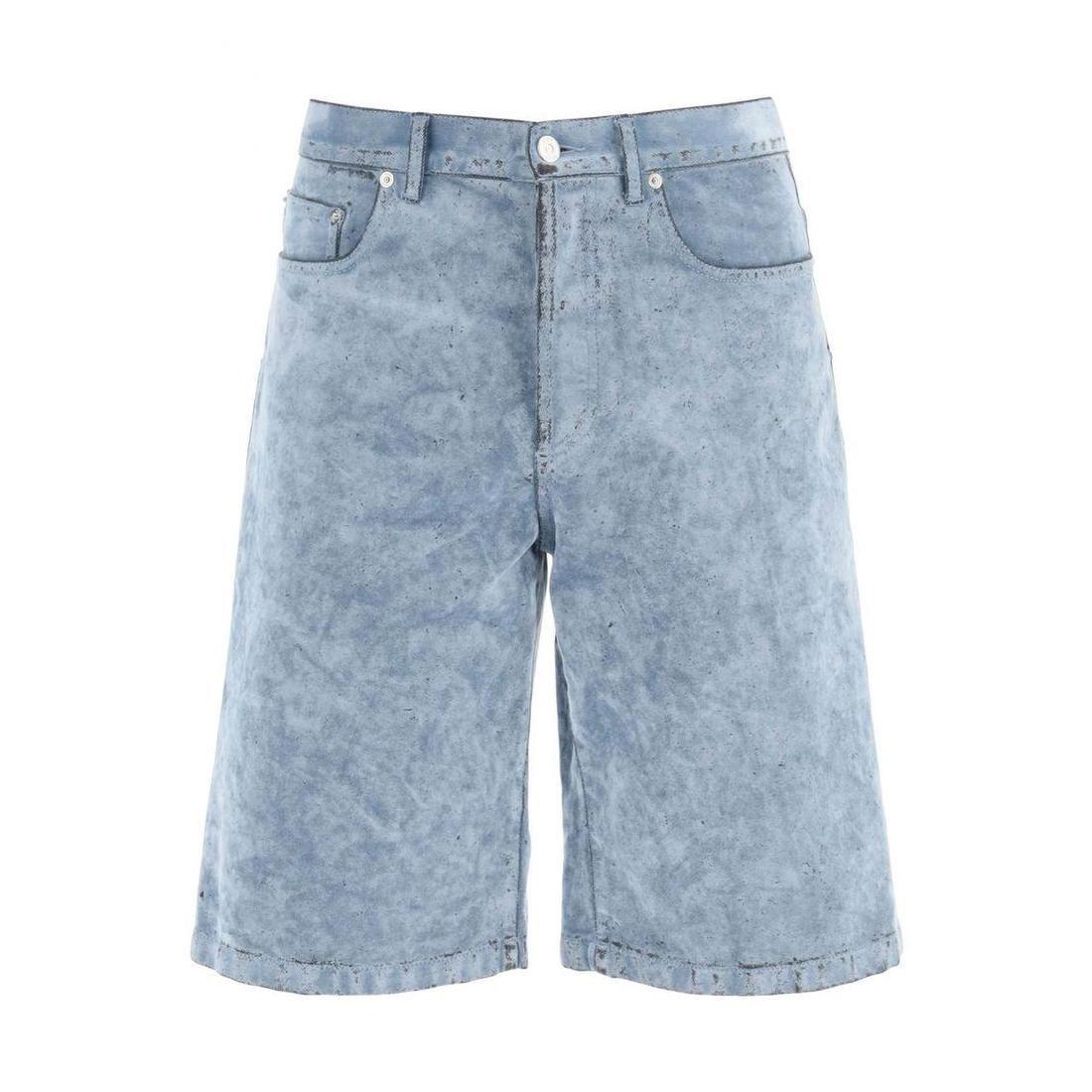 Denim bermuda shorts