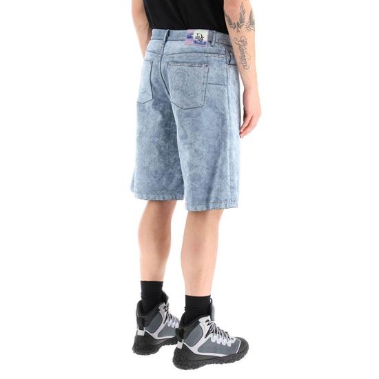 Denim bermuda shorts