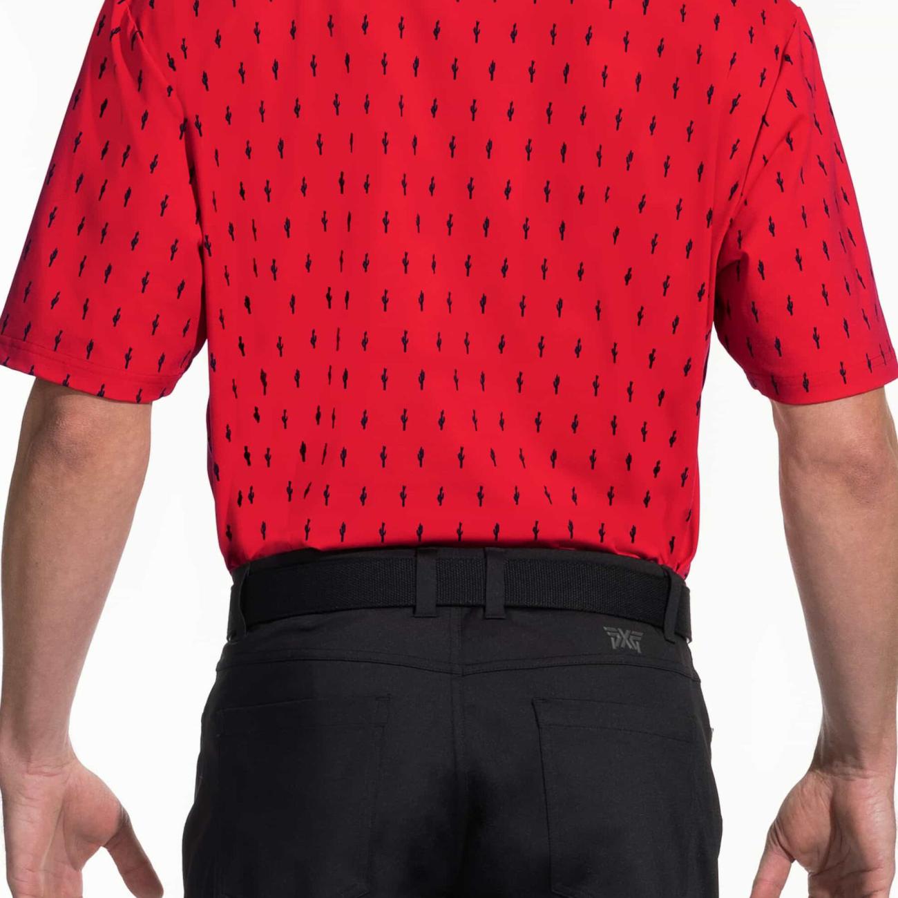 Men's COMFORT FIT CACTUS PRINT POLO 