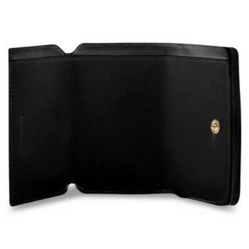 WOMEN'S CASH MINI WALLET IN BLACK/WHITE
