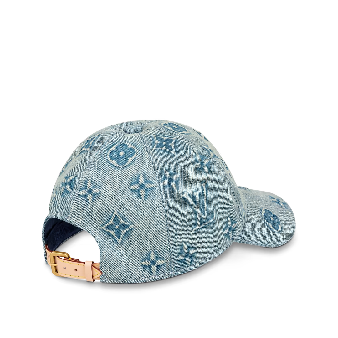 Newsboy Monogram Washed Denim