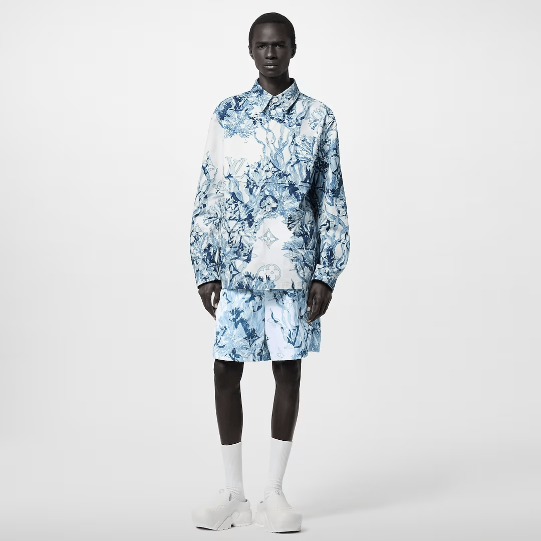  PRINTED COTTON OVERSHIRT