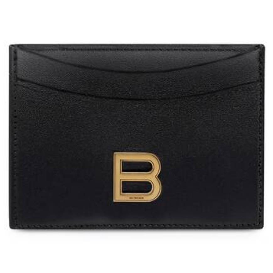 WOMEN'S HOURGLASS CARD HOLDER IN BLACK